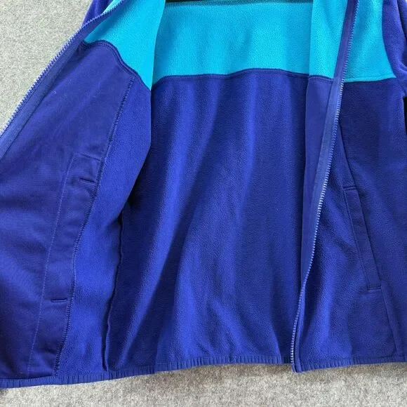 The North Face Jacket Teen Boy L 14/16 Full Zip Hooded Sweatshirt Blue Warm - Picture 4 of 10